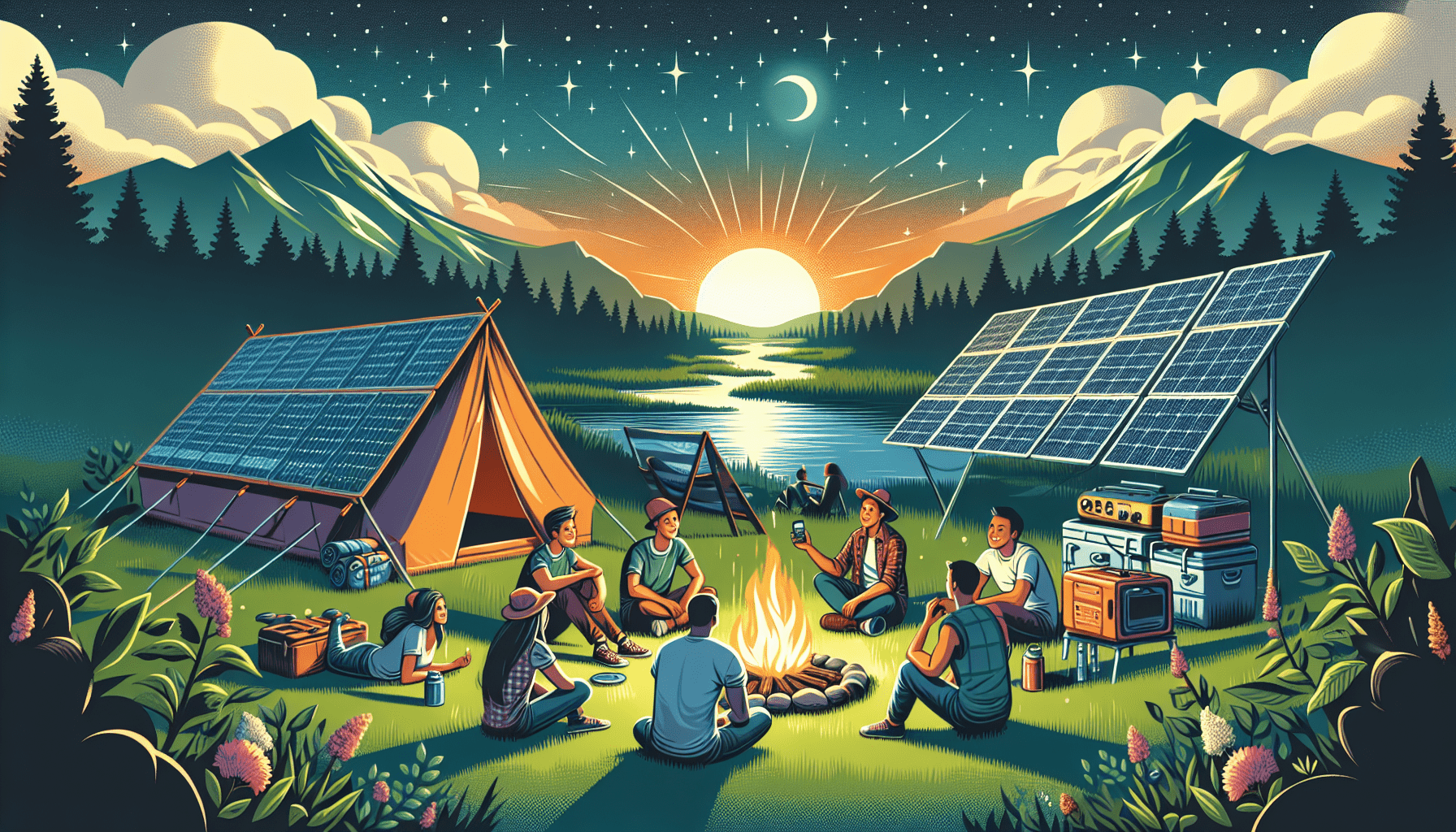 Camping with Solar Power