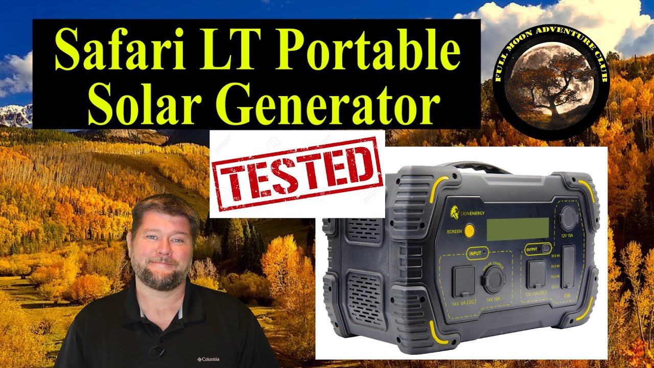 Portable solar generator