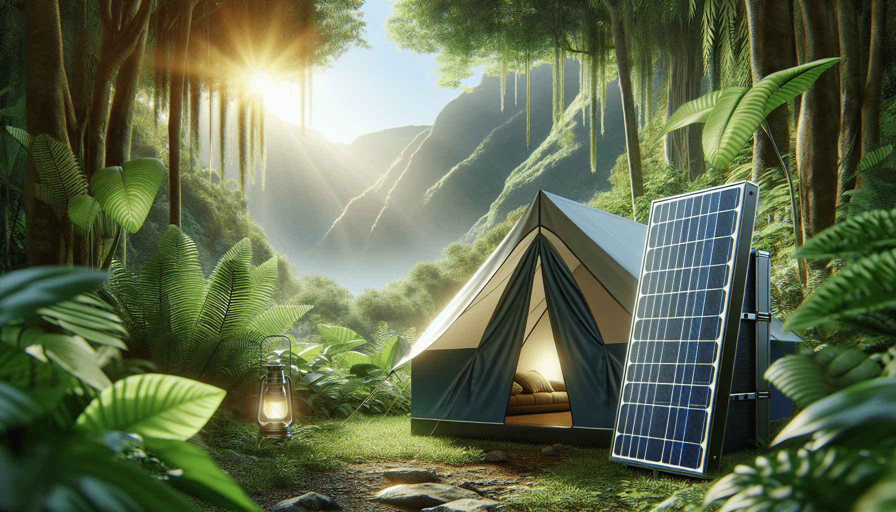 Solar Power For Tent